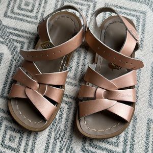 Salt Water Rose Gold Water Friendly Leather Sandal